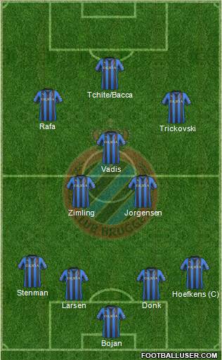 Club Brugge KV Formation 2012