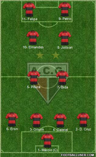 Atlético C Goianiense Formation 2012