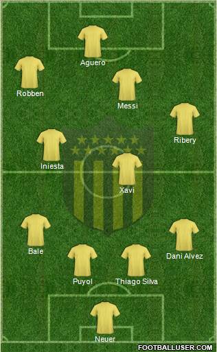 Club Atlético Peñarol Formation 2012