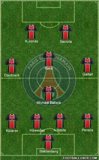 Paris Saint-Germain Formation 2012