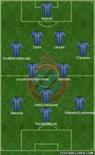Club Brugge KV Formation 2012