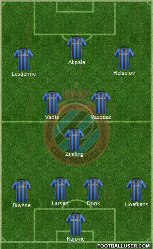 Club Brugge KV Formation 2012