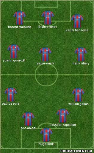 Crystal Palace Formation 2012