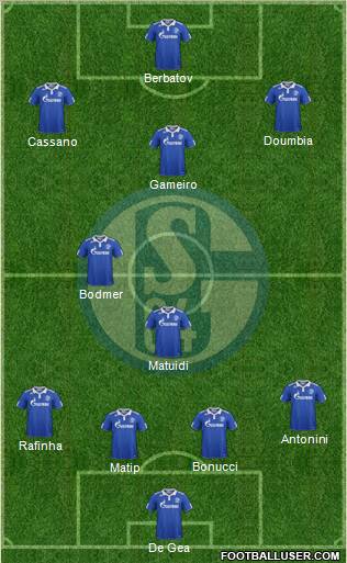 FC Schalke 04 Formation 2012