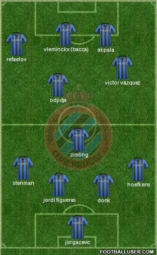Club Brugge KV Formation 2012