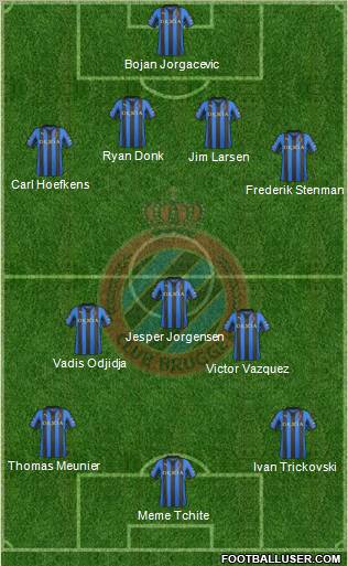 Club Brugge KV Formation 2012
