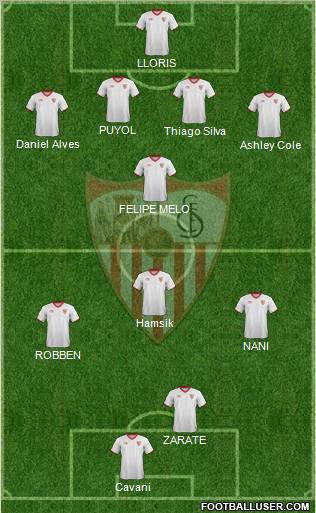 Sevilla F.C., S.A.D. Formation 2012