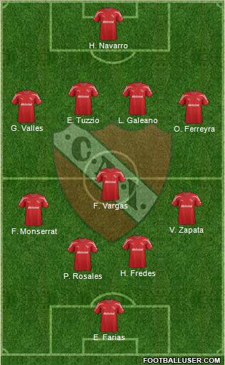 Independiente Formation 2012