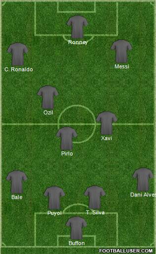 Pro Evolution Soccer Team Formation 2012