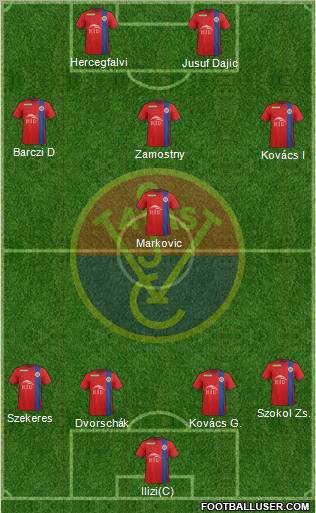 Budapesti Vasas SC Formation 2012