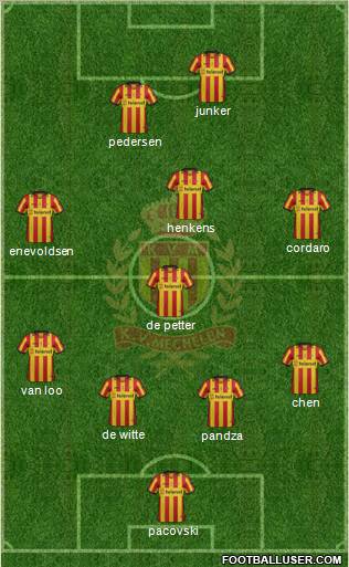 Yellow Red KV Mechelen Formation 2012