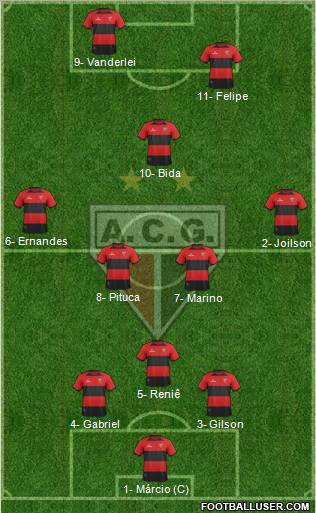 Atlético C Goianiense Formation 2012