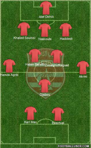 Club Africain Tunis Formation 2012