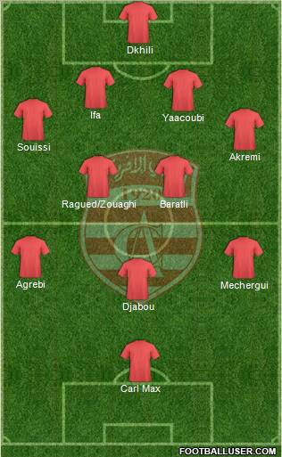 Club Africain Tunis Formation 2012