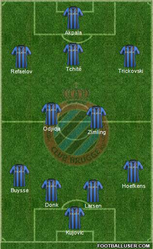 Club Brugge KV Formation 2012