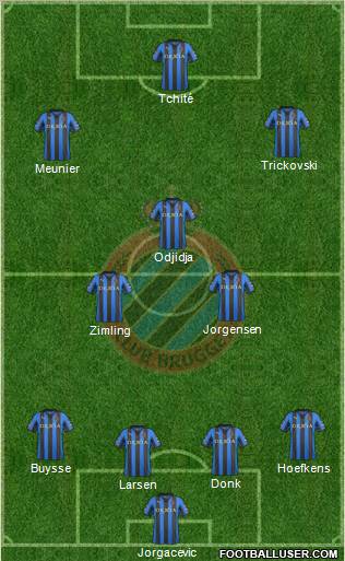 Club Brugge KV Formation 2012