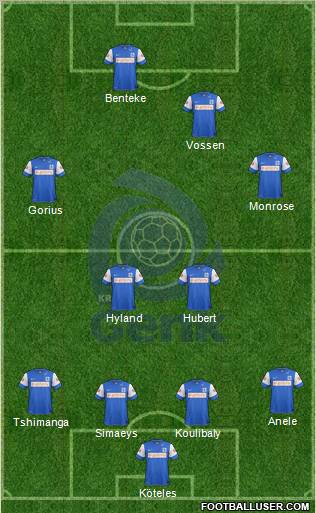 K Racing Club Genk Formation 2012