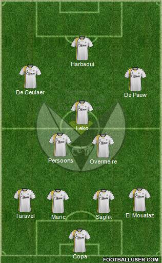 Sporting Lokeren OVl Formation 2012