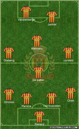Yellow Red KV Mechelen Formation 2012
