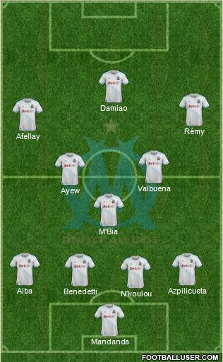 Olympique de Marseille Formation 2012