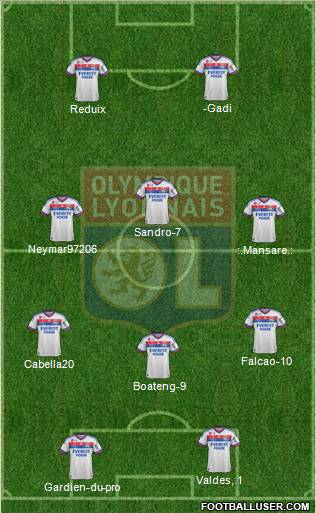 Olympique Lyonnais Formation 2012