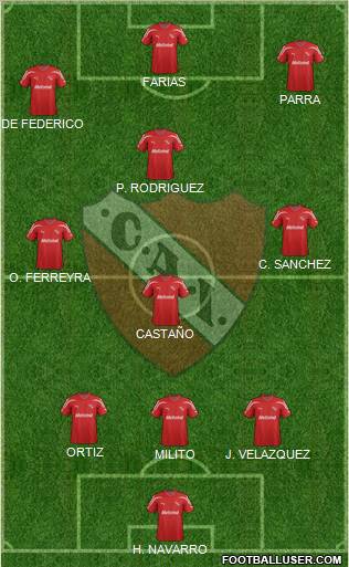 Independiente Formation 2012