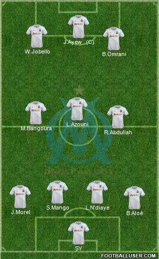 Olympique de Marseille Formation 2012