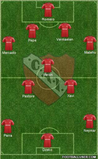 Independiente Formation 2012
