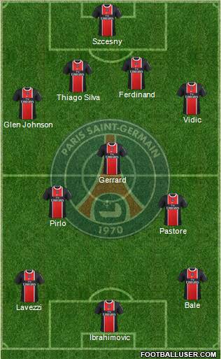 Paris Saint-Germain Formation 2012