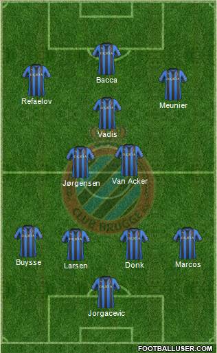 Club Brugge KV Formation 2012