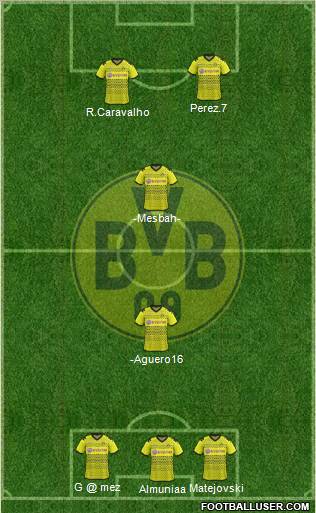 Borussia Dortmund Formation 2012