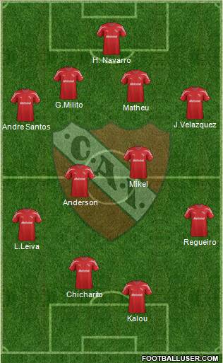 Independiente Formation 2012