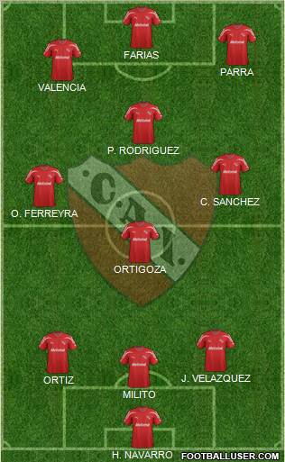 Independiente Formation 2012