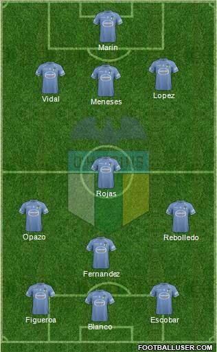 CD O'Higgins de Rancagua S.A.D.P. Formation 2012