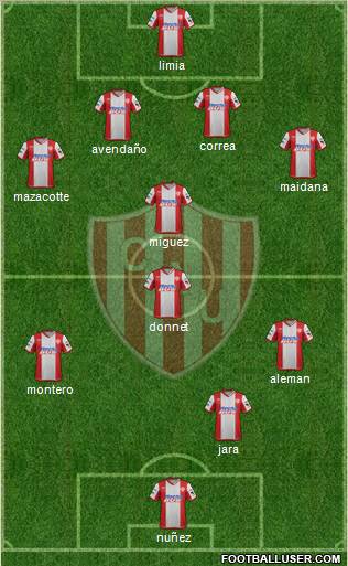 Unión de Santa Fe Formation 2012