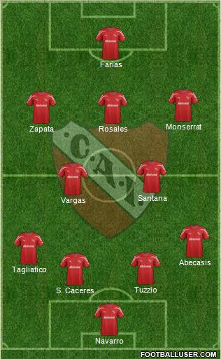 Independiente Formation 2012