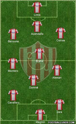 Unión de Santa Fe Formation 2012