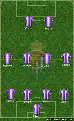 R. Valladolid C.F., S.A.D. Formation 2012