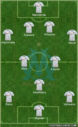Olympique de Marseille Formation 2012