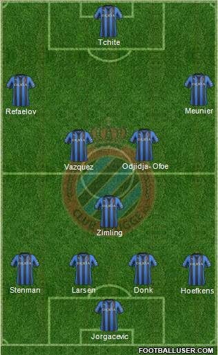 Club Brugge KV Formation 2012
