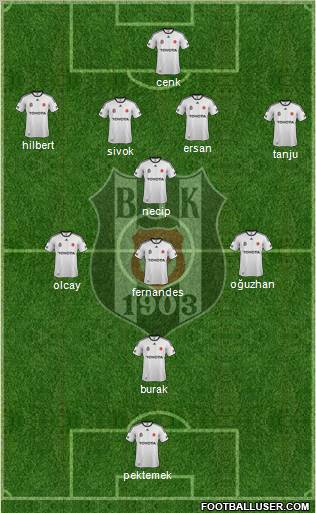 Besiktas JK Formation 2012