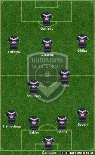 FC Girondins de Bordeaux Formation 2012