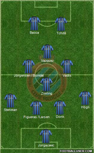 Club Brugge KV Formation 2012