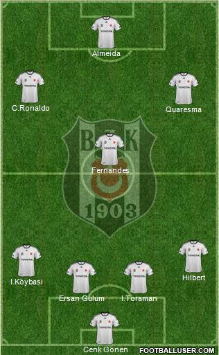 Besiktas JK Formation 2012