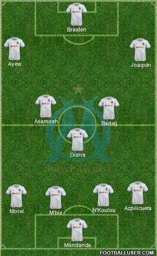 Olympique de Marseille Formation 2012