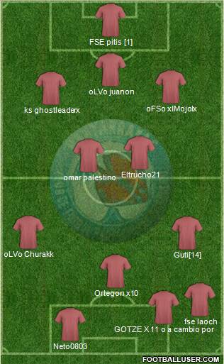 Club Deportivo Acapulco Formation 2012