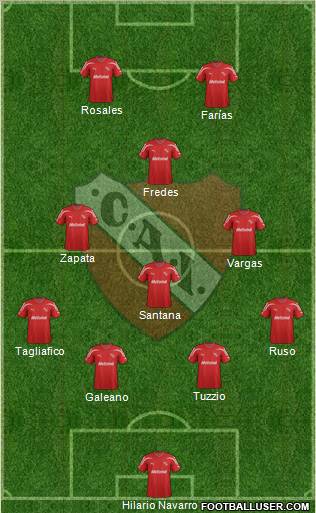 Independiente Formation 2012