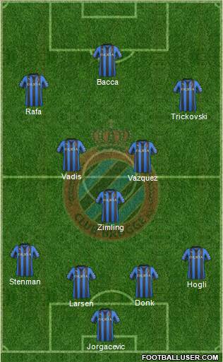 Club Brugge KV Formation 2012