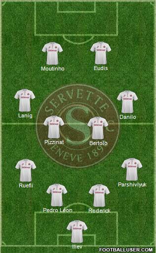 Servette de Genève Football Formation 2012