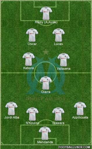 Olympique de Marseille Formation 2012